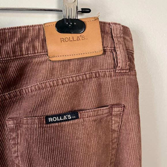 Rollas relaxo cords dusty pink cropped cordouroy pants - Picture 10 of 10